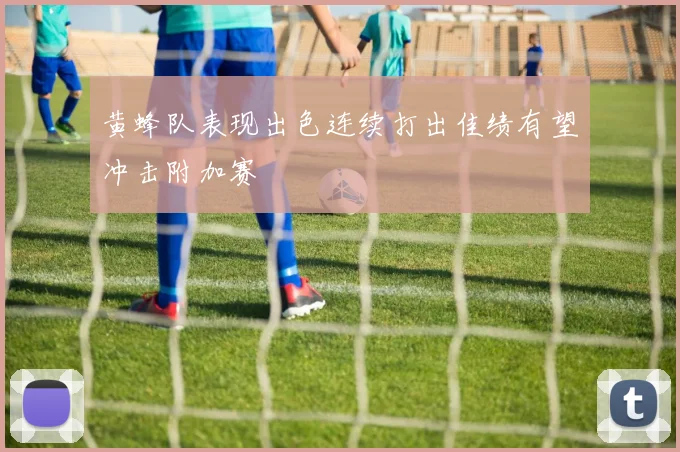 黄蜂队表现出色连续打出佳绩有望冲击附加赛
